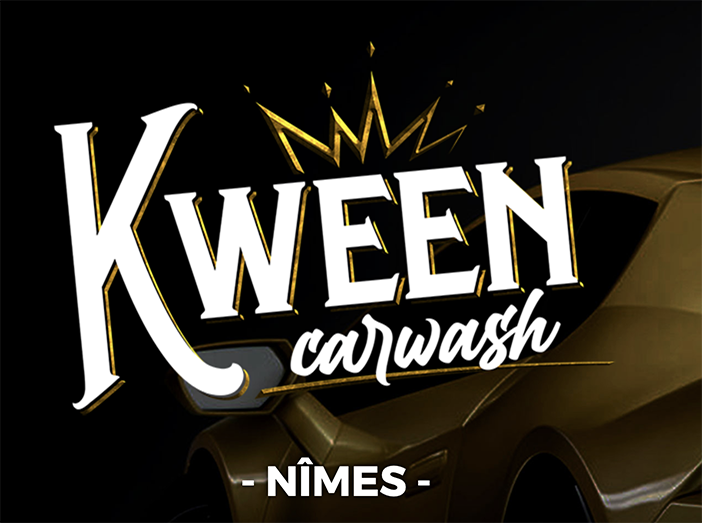 logo enseigne Kween Carwash