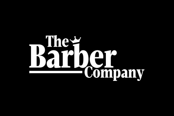 logo enseigne The barber company