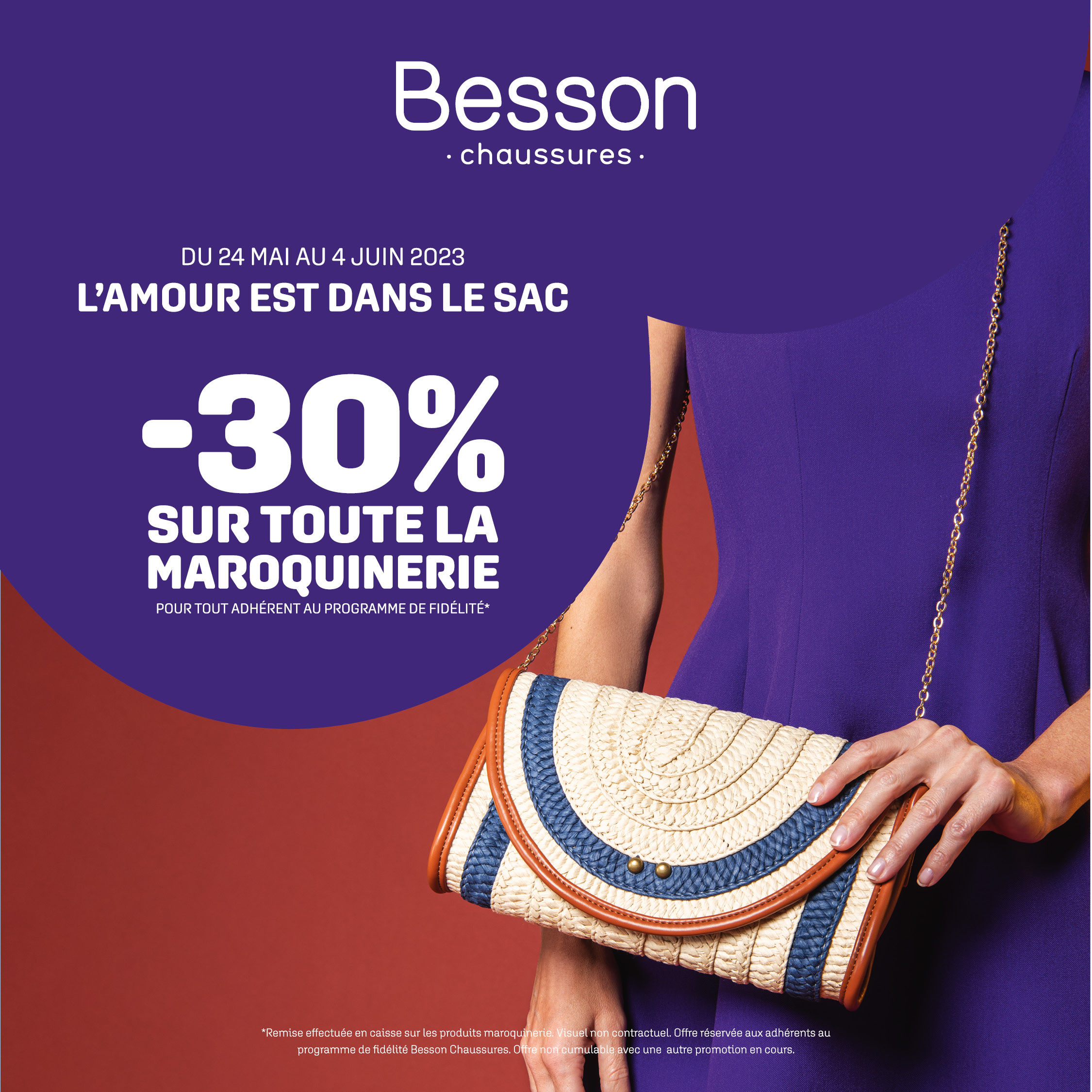 Carré Sud Nimes - -30% chez Besson ! - besson mai 2023 offre maroquinerie - 1