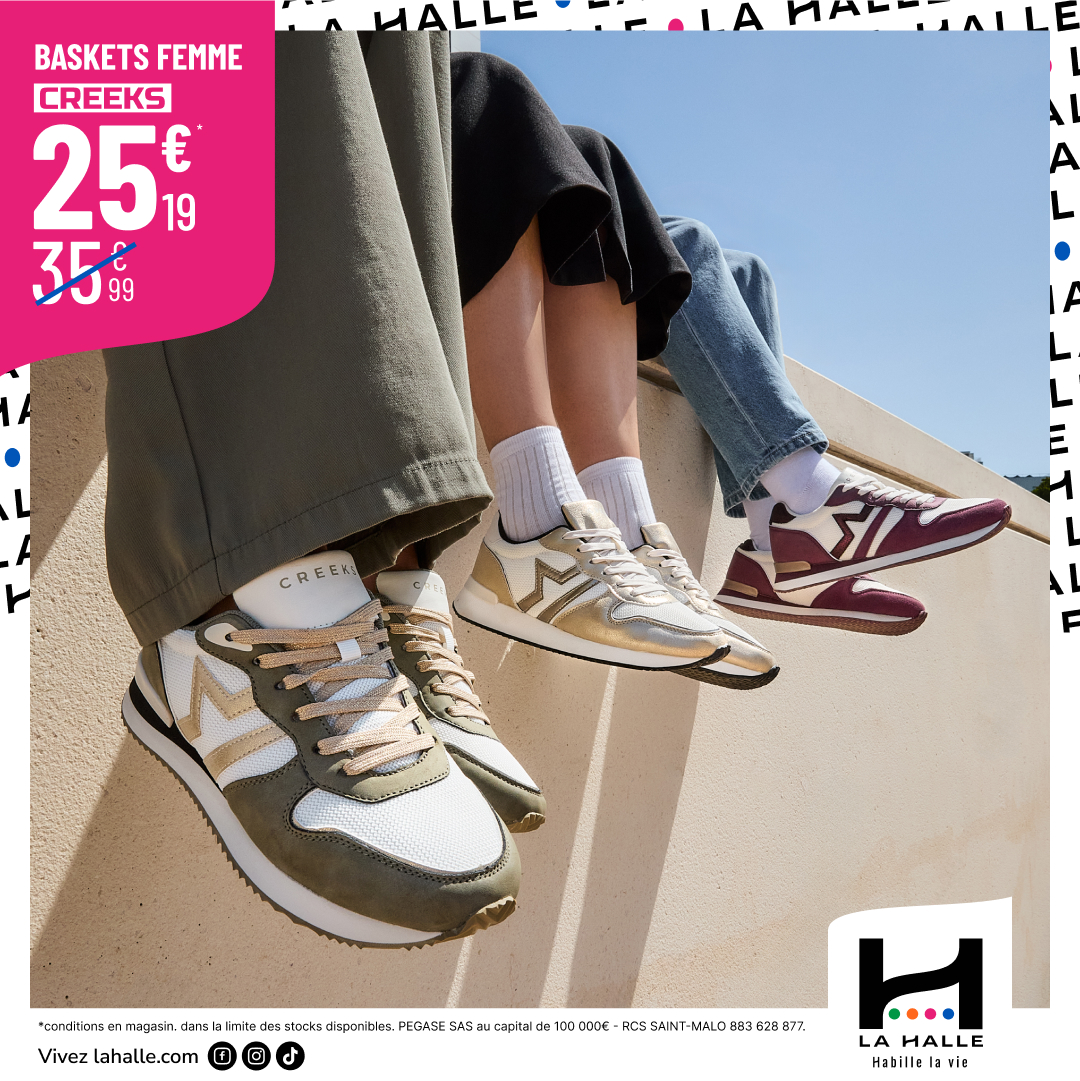 Basket femme creeks hotsell