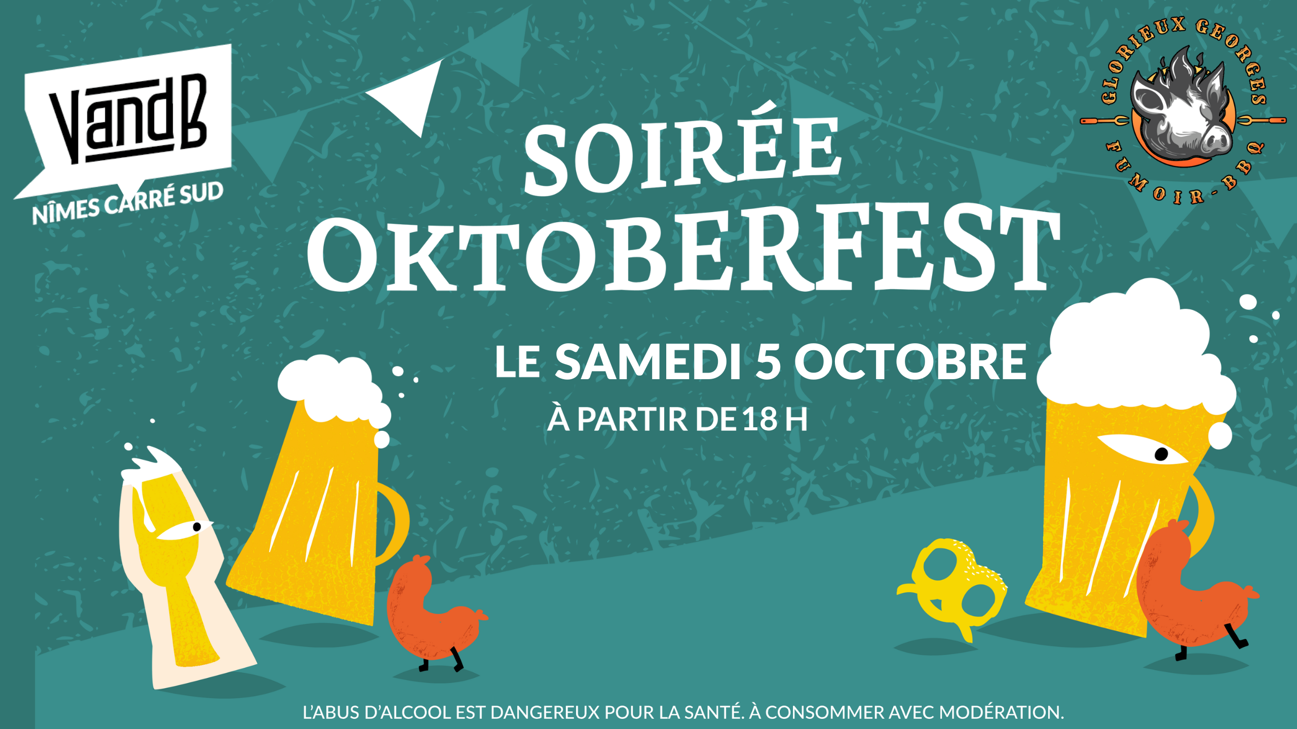 Carré Sud Nimes - Soirée OKTOBERFEST chez V AND B ! - soiree okto carre sud - 1