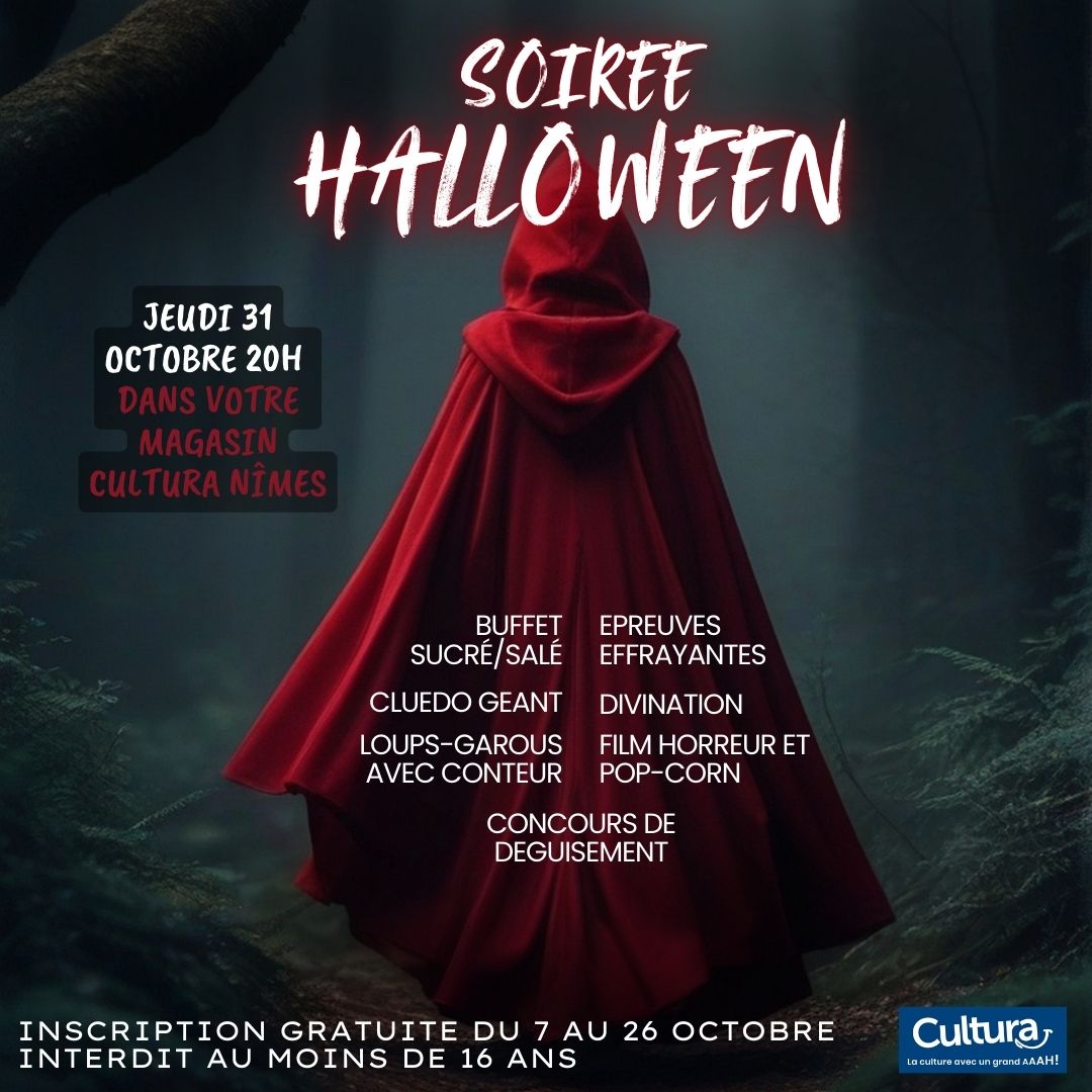 Carré Sud Nimes - Soirée Halloween chez Cultura ! - soiree halloween insta - 1