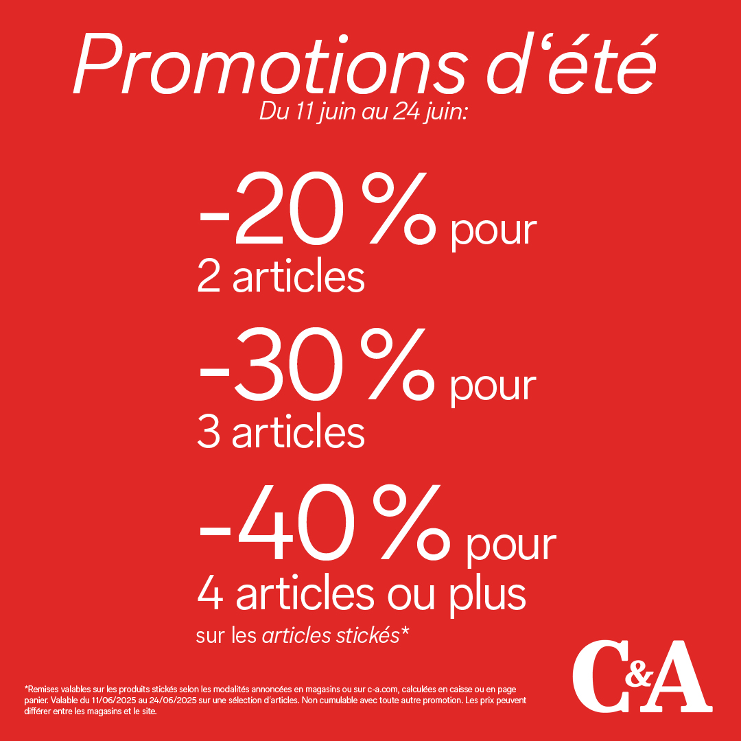 Carré Sud Nimes - Promotion d'été chez C&A ! - 2505 presale fb post 1080x1080px fr v0 - 1
