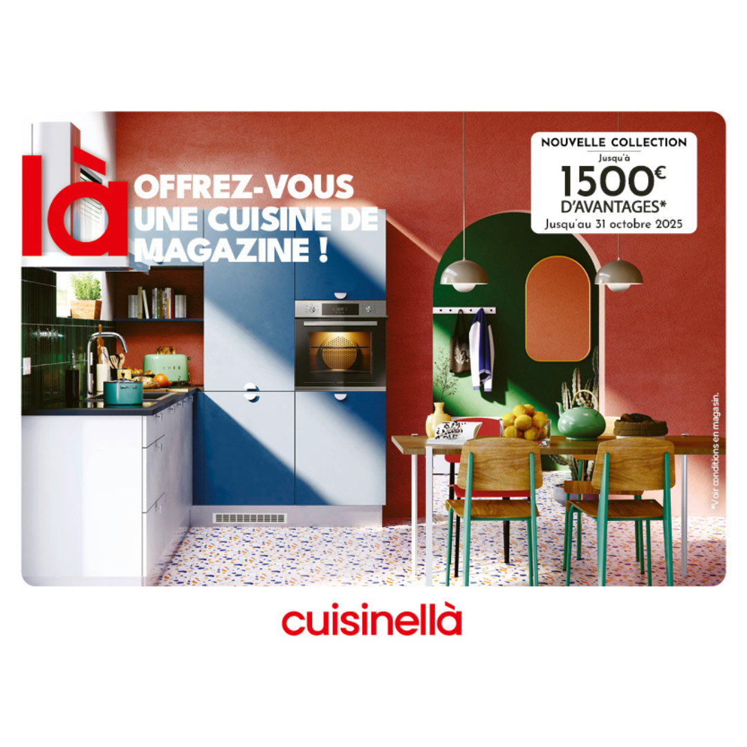 Carré Sud Nimes - Jusqu’à 1500€ d’avantages* sur la nouvelle collection chez Cuisinella ! - posts facebook 19 - 1