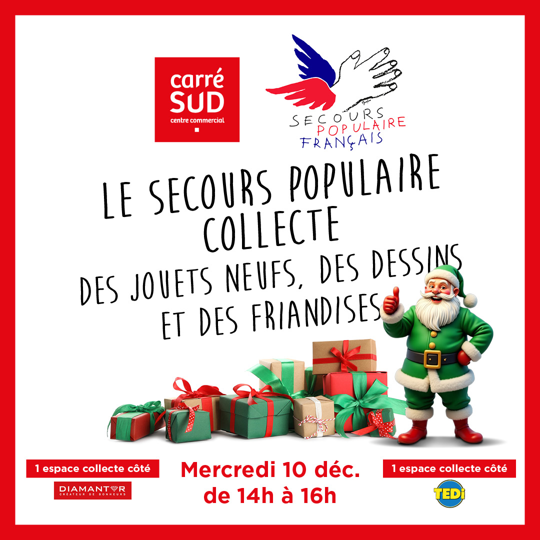 Carré Sud Nimes - Noël solidaire à Carré Sud ! - cs sec pop aff 1080x1080 1 - 1