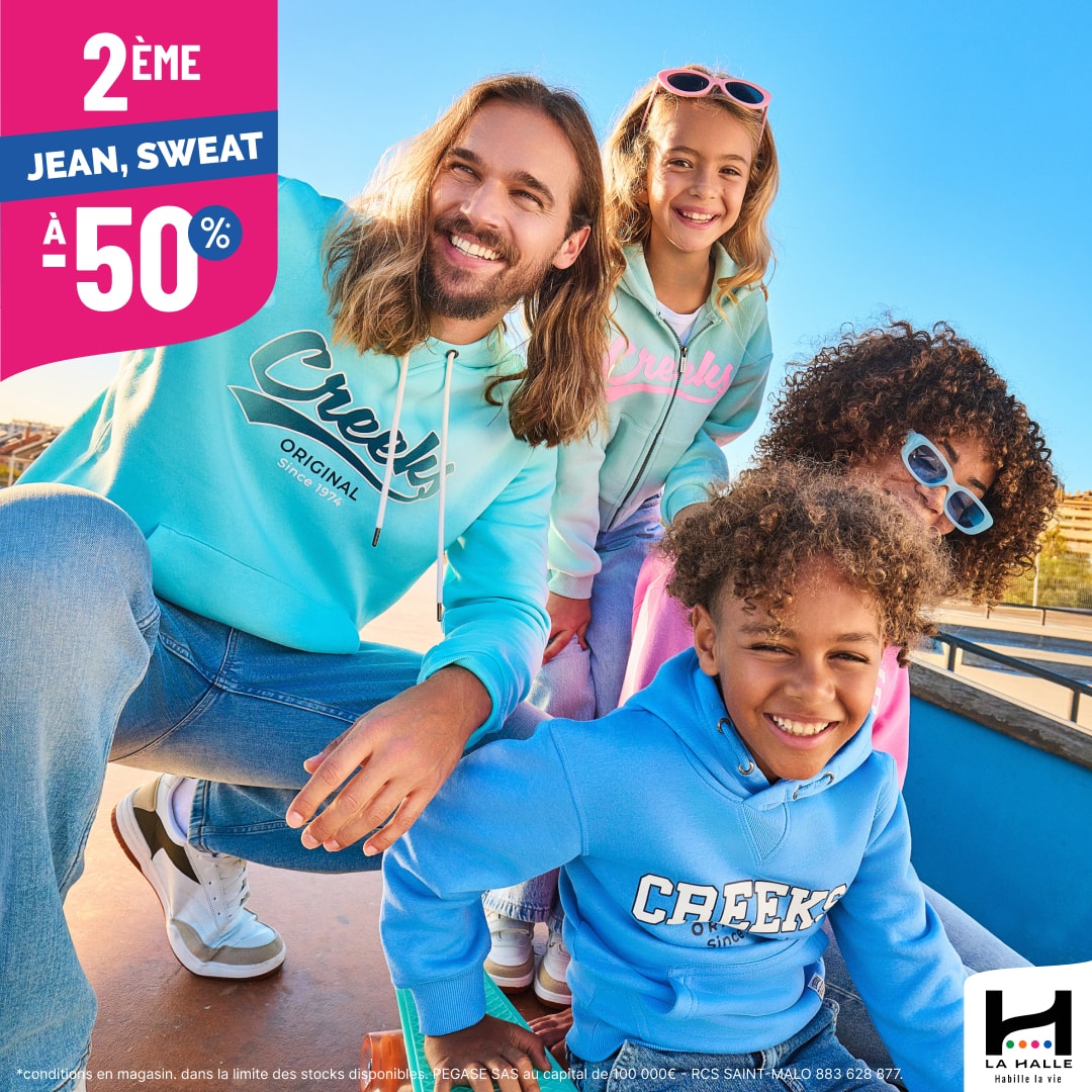 Carré Sud Nimes - Casu'Hall : Le 2ème jean ou sweat à -50% - 1080x1080 oa - 2 Carré Sud Nimes - Casu'Hall : Le 2ème jean ou sweat à -50% - 1080x1080 oa - 1