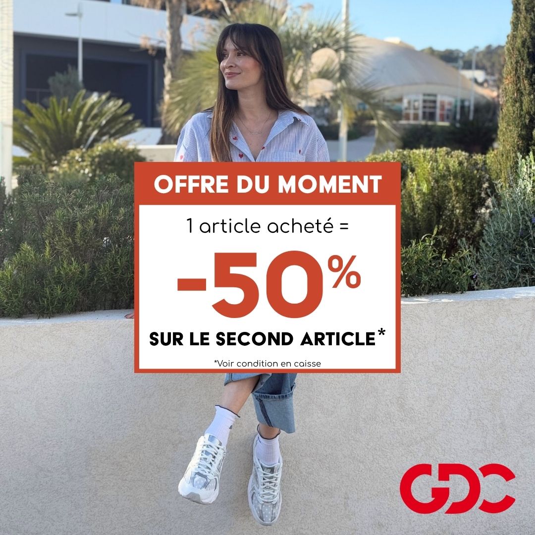 Carré Sud Nimes - Offre 1 article acheté = 1 article offert chez GDC ! - - 1
