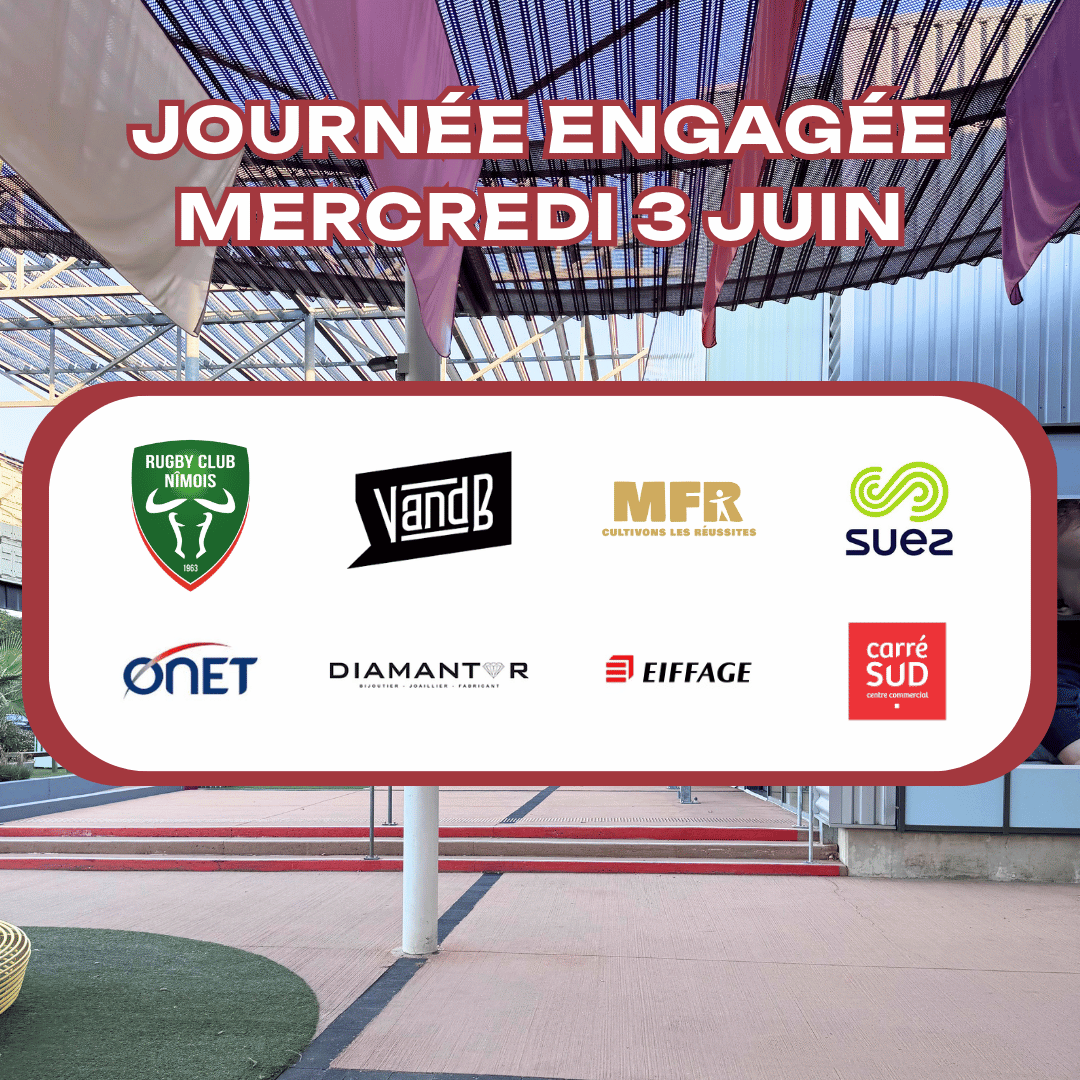 Carré Sud Nimes - Une journée engagée à Carré Sud ! - journee engagee mercredi 3 juin carre sud web - 1