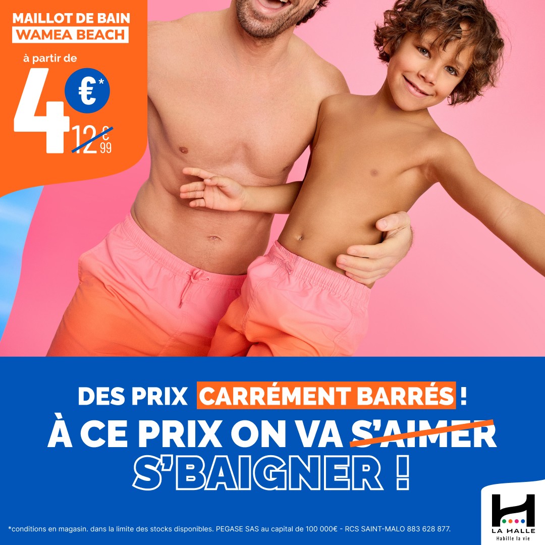 Carré Sud Nimes - Maillots de bain à prix barrés chez La Halle - b5d17a3c 1d8d 4653 9d50 7beaf2e9768b - 2 Carré Sud Nimes - Maillots de bain à prix barrés chez La Halle - b5d17a3c 1d8d 4653 9d50 7beaf2e9768b - 1
